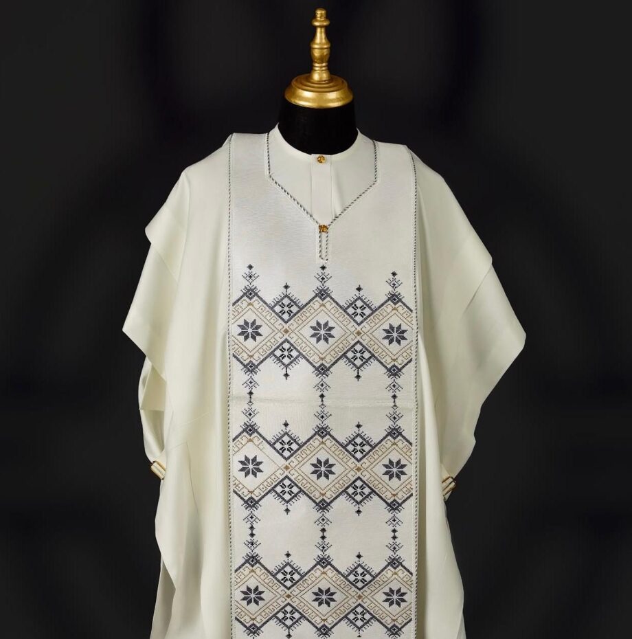 Men's African Senator Wear – Warrior Silhouette Design | MOMMA G COLLECTIONS